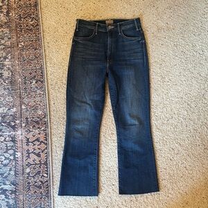 MOTHER Denim jeans The Hustler cropped kick